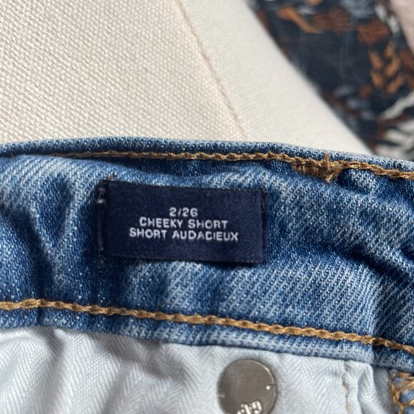 GAP High Rise Cheeky Denim Shorts - Picture 3 of 3